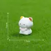 Linda figura de gatito tricolor, adorable miniatura, accesorio de decoración DIY para paisajismo de jardines, adorno para salpicadero de coche o mesa