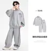Conjunto de Sudadera Deportiva con Media Cremallera para Exteriores de Otoño para Niños 2026 Nuevo Estilo Ropa Holgada con Bloques de Color para Jóvenes y Niños