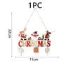 Amazon Transfronteiriço Natal Novo Produto Placa de Porta de Madeira do Papai Noel Pendente de Porta Festa de Feriado Decoração de Casa Arranjo