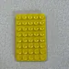 Em estoque: 40 Ventosas de Silicone Dupla Face, Quadradas Espessadas para Fixação de Telefone e Tablet, Adesivos de Silicone para Traseira de Telefone com Sucção Forte