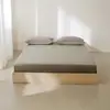 Novo conjunto de lençol de alta qualidade, leve e luxuoso, 100% algodão, espessado, escovado, cor sólida simples, para uso doméstico, incluindo três peças, e projetado para mantê-lo aquecido