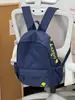 Mochila Bordada com Letras Estilo Coreano para Homens e Mulheres, Mochila para Alunos do Ensino Médio e Universitário, Design de Nicho, Mochila Casual de Grande Capacidade