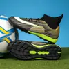 Zapatos de fútbol MG de tacos cortos transfronterizos para estudiantes, zapatos de entrenamiento transpirables para niños con tacos largos, zapatos de fútbol TF antideslizantes para hombre y mujer al por mayor