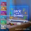 Placa Luminosa Amazon Transfronteiriça Kidsren's Creative Fluorescent Handwriting Board Desenho Board Suporte Acrílico LED Nota Board