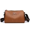 Atacado comércio exterior bolsa feminina 2023 nova PU couro Boston travesseiro bolsa alça larga ombro grande capacidade bolsa mensageiro ombro