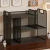 Organizador de cosméticos, prateleira de armazenamento para mesa, estante de armazenamento multicamadas para skincare para penteadeiras, prateleira para bancada de banheiro