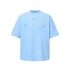 Forn3 Diseño Camiseta Trendy de Manga Corta para Hombre Estilo Retro Americano Universitario Casual Verano Nuevo Top N2003