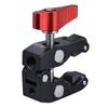 Grampo de caranguejo ajustável especial transfronteiriço para câmera SLR de braço mágico, grampo de caranguejo vermelho