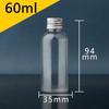 Garrafa Dispensadora de Líquido Transparente com Tampa de Alumínio para Animais de Estimação 10 30 50 100ml Garrafa Dispensadora de Loção com Tampa Selada Frasco Pequeno