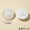 Botones Plásticos de Colores con Base Alta y Acabado Brillante con Forma de Hongo para Abrigos de Mujer y Niños, Suéteres, Cárdigans de Punto, Botones Decorativos Cosidos a Mano