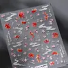 Adesivos de Unha Tensor Estilo Chinês Flor de Lótus Peixe Koi M-1152 Nova Série Estilo Chinês Folha de Bambu Orquídea Flor de Pessegueiro Magnólia