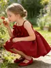 Vestido Infantil Novo Estilo 2026 com Saia Floral para Festa de Aniversário, Vestido Formal Infantil com Flores 3D, Vestido de Cumprimento de Ano Novo, Vestido de Princesa