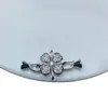 Retenção de Cor Forte, Fivela de Pérola Diamantada Completa, Pulseira de Cristal Feita à Mão, Acessórios de Joias DIY, Contas