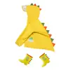 Botas de Lluvia para Niños Comercio Transfronterizo Antideslizantes Suela Suave Ligeras de Media Pantorrilla Botas de Lluvia para Niños y Niñas de 2 a 10 Años