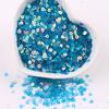 2mm 3mm 4mm Dorado Liso PVC Redondo Alto Brillo Cuentas para Uñas Relleno de Arcilla de Cristal en stock
