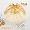 Hanfu Infantil para Meninas, Novo Estilo Primavera, Vestido para Bebê Menina de Um Ano, Vestido de Princesa para Festa de Aniversário, Vestido Tradicional Estilo Chinês