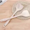34 Espátula de Madera Extendida Natural Mango Largo Espátula para Freír Espátula de Madera Cuchara de Madera Cuchara para Arroz Espátula para Sartén Antiadherente Cuchara Espátula Utensilios de Cocina para Cocinar