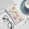Linda Bolsa Portátil para Gafas Hello Kitty Almacenamiento Caja Automática para Gafas de Sol para Mujer Bolsa Protectora para Gafas de Sol