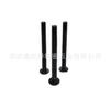 Tornillos para muebles de hexágono interior de borde invertido cabeza plana inclinada tornillos para estantes de librero borde inclinado invertido interior 6mm 8mm niquelado negro