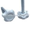 Fabricante original parafuso de aço inoxidável 32mm M8 com dente interno sextavado cabeça de borracha parafuso manual parafuso com alça parafuso com alça