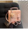 Mochila Transfronteriza Moda Nicho para Mujer Portátil Estilo Coreano Mochila Escolar para Estudiante Bolso Cuadrado Pequeño de Alta Gama Mochila de Viaje de Ocio