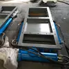 Válvula de compuerta plana electrohidráulica tipo DPZ-80, accionamiento por varilla de empuje electrohidráulica, boca cuadrada, boca redonda, conexión por brida