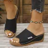 Pantuflas de Cuña de Talla Grande Transfronterizas para Mujer Verano 2025 Nuevas Sandalias Ligeras para Mujer Sandalias Populares para Mujer Temu