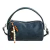 Bolso tipo almohada de mano Retro Francés Maillard para Mujer 2025 Otoño Popular Versátil Deslustrado Bolso de Hombro Cruzado de Moda