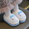 Pantuflas de Algodón para Niñas, Novedad Otoño e Invierno 2026, Antideslizantes para Interiores, Pantuflas de Algodón con Dibujos para Bebés Niños