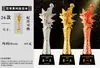 Troféu de Cristal Personalizado de Basquete para Jogos Esportivos de Alunos Escolares, Medalhas de Campeão e Vice-Campeão de Streetball FMVP