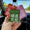 Tarjeta Difusora de Ambientador para Coche, Adorno Creativo para Colgar en el Espejo Retrovisor, Larga Duración, Personalizable para Uso en Automóvil