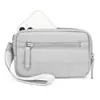 Descubre Nueva Caricatura Linda Coreana Mini Moda Pulsera de Muñeca Cartera Cartera Acolchada de Nylon Bolso para Teléfono Móvil