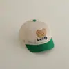 Nuevo Oso de la Suerte de Dibujos Animados Gorra de Sol Pato Gorra de Béisbol para Niños al por Mayor Estilo K Visera Pequeña Corta Gorra de Malla para Bebé