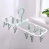 Tendedero para Calcetines con Pinzas, Perchero Plegable Multifuncional para Balcón del Hogar, Adecuado para Secar Ropa Interior, Calzones y Calcetines