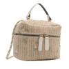 Bolsa de Palha de Verão 2025 Nova Bolsa Simples de Corrente para Ombro Transversal Bolsa de Viagem Casual Saco de Palha para Mulheres