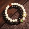 Sándalo morado jade blanco bodhi DIY Gankun jaspe pulsera para hombres y mujeres Rosario de juego literario chino decoración venta al por mayor de fábrica
