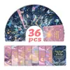 Tarjetas de Cielo Estrellado de Ensueño de Nuevo Modelo Transfronterizas de 36 Piezas con Texto Inspirador y Motivacional, Tarjetas de Bendición, Tarjetas Decorativas con Adhesivo Fuerte, Se Pueden Escribir a Mano