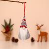 Novas Decorações de Natal Tricô Floresta Velho Homem Pequenos Enfeites Pendurados Boneco Sem Rosto Pingente de Árvore de Natal Masculino e Feminino