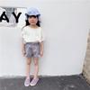 Ropa Infantil 2026 Verano Nuevos Productos Niñas Estilo Coreano Shorts Rayados Pantalones Pp 20339