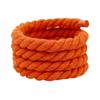 Kulojin Procesamiento de Fuentes Personalizado 8mm Hecho a Mano diy Cuerda Trenzada Tres Hebras Cuerda de Algodón Poliéster Cuerda Gruesa de Algodón Cáñamo Cordones