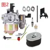 Piezas del Motor de Gasolina GX160 Carburador 168/170 Piezas del Motor de Gasolina 5.5HP Traje