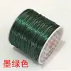 Fornecimento de contas de cristal extensão de cabelo linha elástica plana acessórios de joias faça você mesmo material pulseira de corda de contas atacado