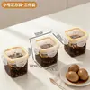 Caja de Almacenamiento para Huevos Cocidos BNBSSquare, Caja Sellada para el Hogar para Conservar la Frescura de Huevos Cocidos, Pepinillos y Marinar