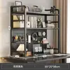 Prateleira de Armazenamento para Mesa Estante de Livros Armazenamento de Mesa Painel de Pegboard Prateleira Decorativa Multicamadas Mesa de Computador Prateleira de Armazenamento Dupla Camada Prateleira de Exibição