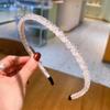 Acessórios de cabelo de cristal de super fada, arco de cabelo tecido à mão, feminino, doce, elegante, faixa de cabeça, popular na Internet, simples, popular, cartão de cabelo, chapéu