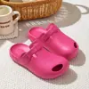 Zuecos de verano para mujer Dora Tu, para exteriores, suela gruesa de EVA, estilo Birkenstock, puntera cerrada, pantuflas antideslizantes