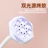 Nueva máquina de fototerapia con luz de loto y cabeza de diamante para uñas, almacenamiento de energía, inducción inteligente, escritorio, secado rápido, adhesivo UV, luz para hornear