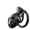 LiPu Player SM Cerradura de Castidad Dragón Negro + 3 Anillos Productos para Adultos Juguetes Sexuales