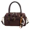 Bolsa de Mão Boston de Alta Qualidade 2026 Nova Elegante Versátil Bolsa Transversal Exquisita Super Popular Bolsa de Mão Bolsa Almofada