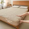 Colchão de juta com espuma de memória e látex para dormir aquecido com suporte firme para a coluna